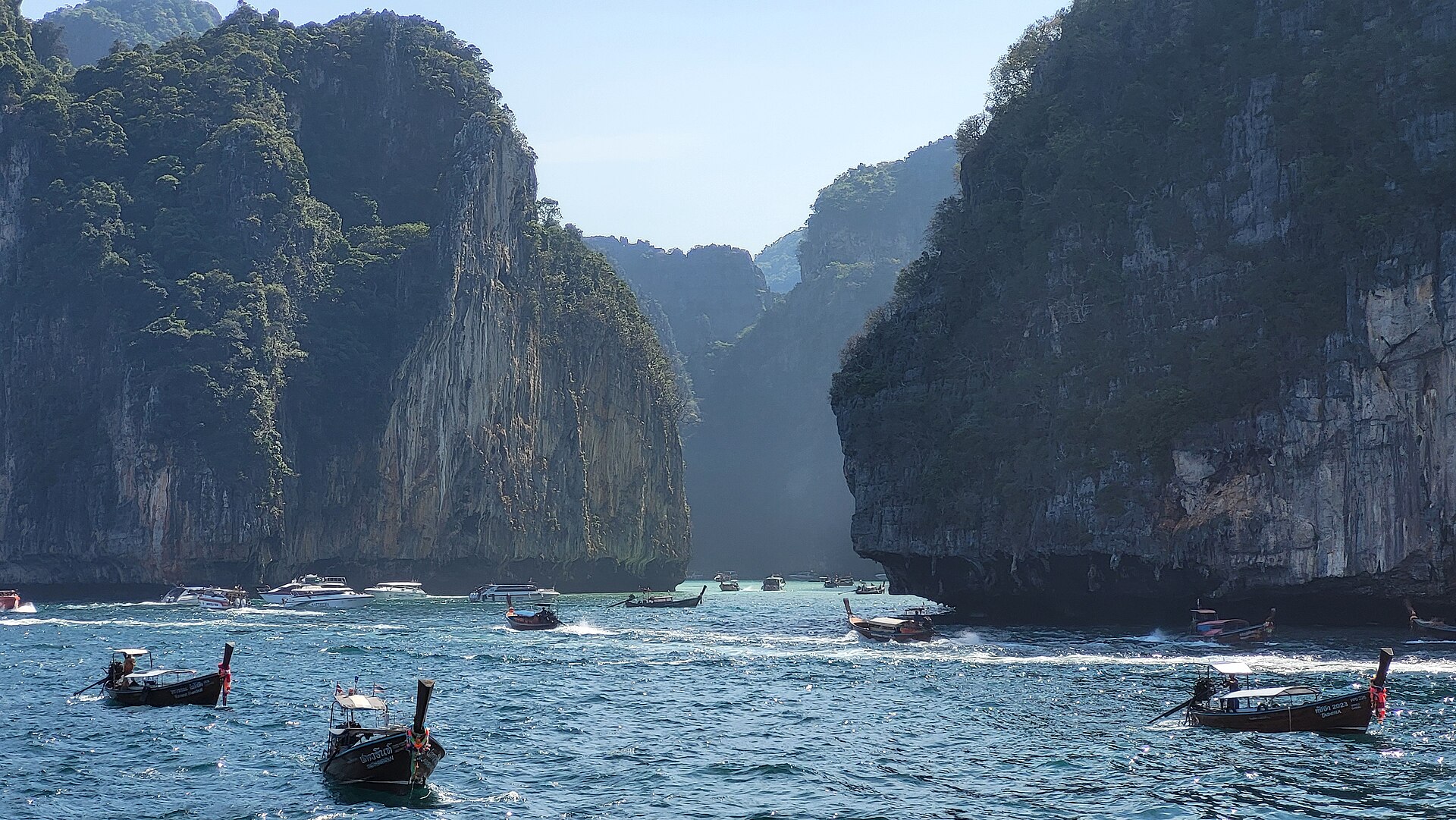 Limestone cliffs of Koh Phi Phi Le