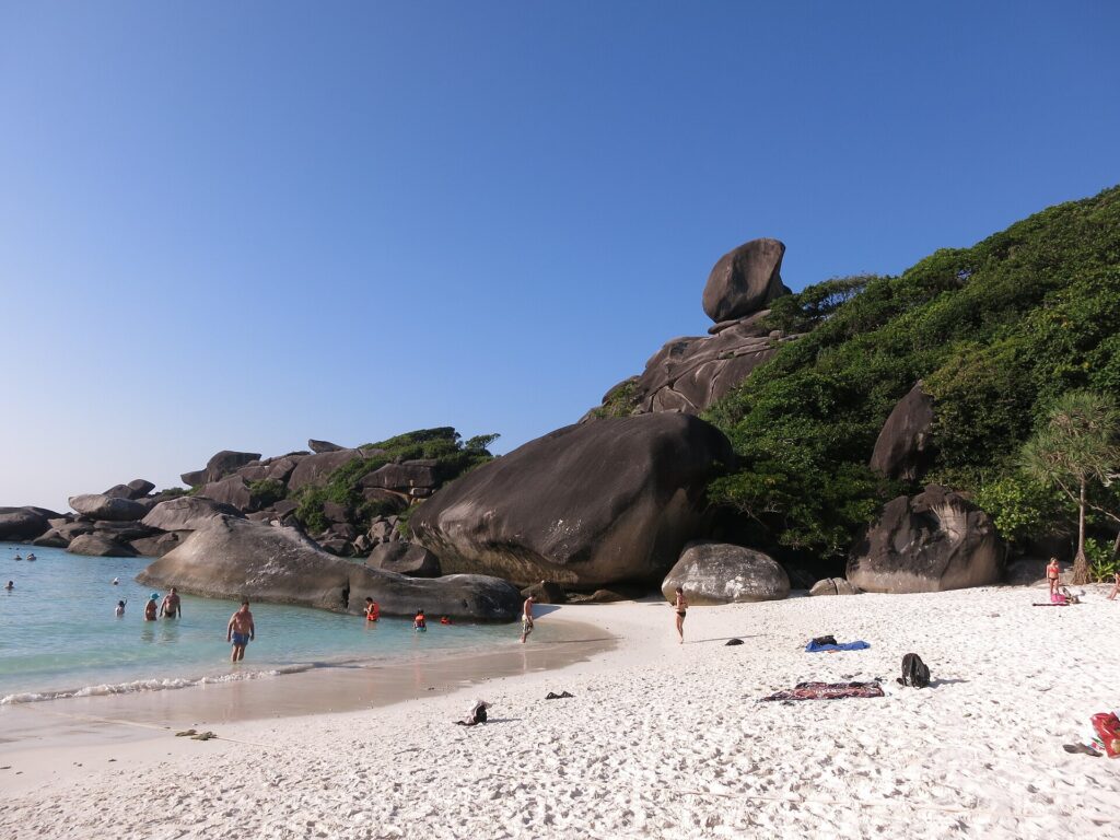 Beach and granite boulders in the Similan Islands