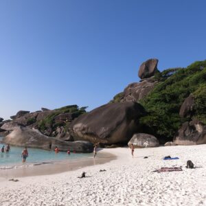Beach and granite boulders in the Similan Islands