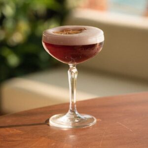 Cocktail on a table at the beach club