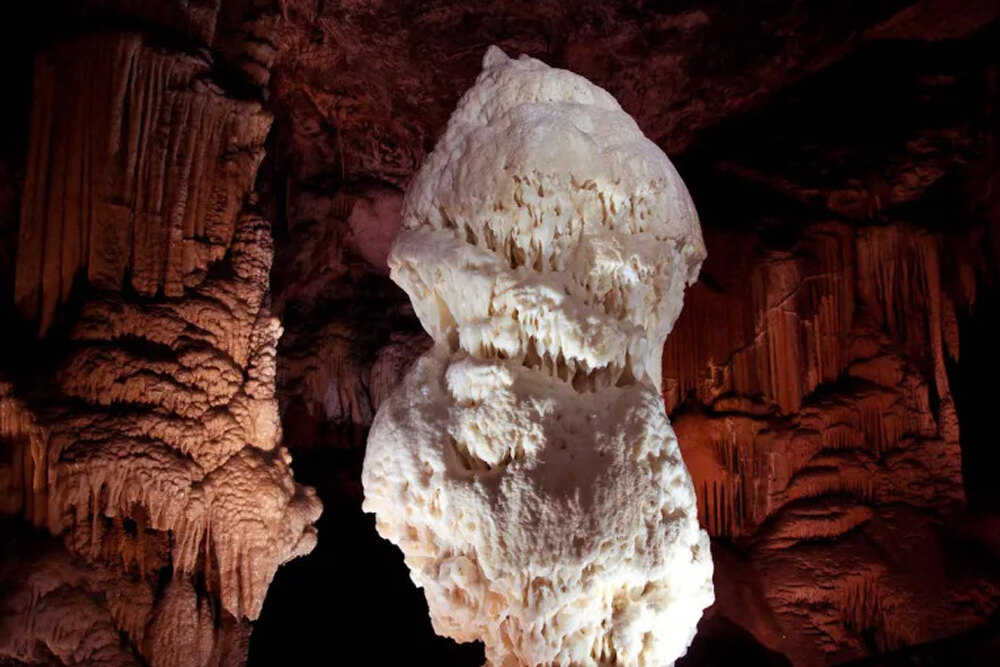 Stalactites in the Ice Cream Cave at Panak Island