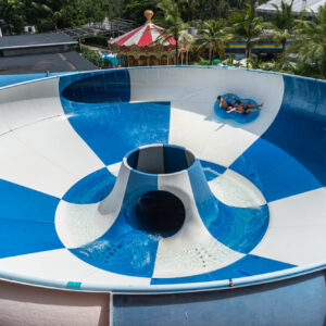 Super Bowl funnel slide at Splash Jungle Water Park, Phuket