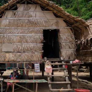 Traditional Moken house on stilts